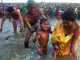 Pèlerins au bord du Gange. 

		(Photo: AFP)