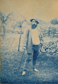<em>Portrait de Claude Monet</em> par Theodore Robinson, 1888-1890. 

		(Copyrigth : TFAA)