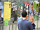 Montpellier (sud de la France): affiches de la campagne électorale. 

		(Photo: AFP)