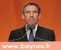 François Bayrou n'a pas donné de consigne de vote lors de la conférence de presse. 

		(Photo : Reuters)