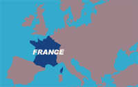La France en Europe.(Cartographie: Marc Verney/RFI)