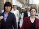 Les juges Fabienne Pous et Michèle Ganascia ont perquisitionné les ministères français des Affaires étrangères et de la Justice, les 19 et 20 avril. 

		(Photo : AFP)
