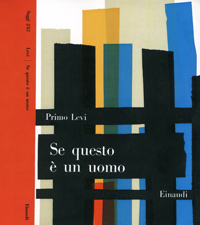 Couverture de la première édition de «Si c'est un homme» chez Einaudi, 1958. DR