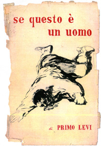 Couverture de la première édition de «Si c'est un homme» chez De Silva, 1947. DR