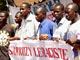 Des Maliens manifestent, le 18 mai 2006, contre Nicolas Sarkozy, ministre de l'Intérieur, en visite oficielle dans leur pays.(Photo : AFP)