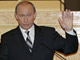 Le président russe, Vladimir Poutine, lors de son discours à la Nation, devant les deux chambres du Parlement. 

		(Photo : Reuters)