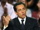 Nicolas Sarkozy lors de son meeting parisien, dimanche 29 avril à Bercy.(Photo : AFP)