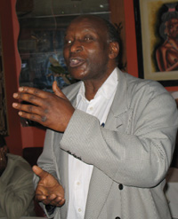 Sidi Tidiane Guèye, le président de la Fédération des travailleurs africains en France (Fetaf). &#13;&#10;&#13;&#10;&#9;&#9;(Photo : Didier Samson)