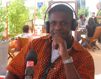Djo Munga (Photo : Benjamin Avayou/ RFI)