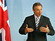 Tony Blair, le 24 avril dernier à Berlin. 

		(Photo: AFP)