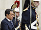 Nicolas Sarkozy, dans les jardins de l'Elysée, le 16 mai 2007. 

		(Photo: AFP)