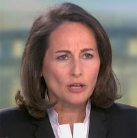 La colère de Ségolène Royal contre Nicolas Sarkozy lors de leur débat télévisé. DR