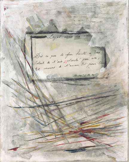 René Char, 8 poèmes, illustrés par Vieira da Silva, 1953-1954, BnF, département des Manuscrits. © ADAGP