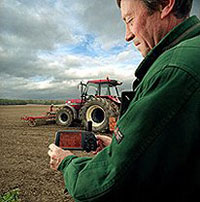 Le GPS, utile pour l'agriculture. (ESA)