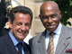 Le président français, Nicolas Sarkozy, et le président sénégalais, Abdoulaye Wade, lors de leur rencontre à l'Elysée le 11 juin 2007.(Photo : AFP)