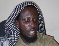 Le chef rebelle cheikh Sharif Sheikh Ahmed (ici en 2006) est l'un des signataires du nouvel accord de cessez-le-feu pour l'ARS. (Photo : Olivier Rogez/RFI)