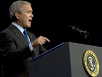 Le président américain George Bush.( Photo : AFP )