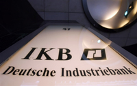 La banque IKB a perdu 40% de sa valeur à la bourse en quelques jours.(Photo : AFP)
