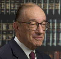 Alan Greenspan va conseiller la banque allemande pour ses investissements.(Photo : Federal Reserve)