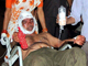 Série d'explosions à Hyderabad, dans le sud de l'Inde le 25 août 2007. Selon les autorités locales,  il y aurait plus d'une trentaine de morts. (Photo : AFP)