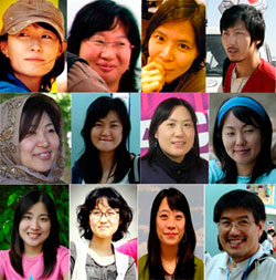 Portraits des 12 derniers otages sud-coréens libérés.(Photo : Reuters)