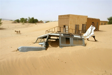 Désertification en Mauritanie 

		( Photo : AFP )