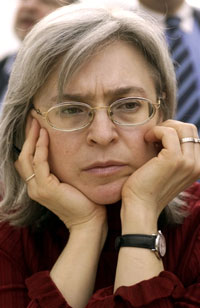Anna Politkovskaïa, assassinée le 7&nbsp;octobre 2006.(Photo : AFP)