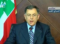 Le Premier ministre Fouad Siniora a annoncé que l'Etat libanais contrôlerait désormais le camp de Nahr al-Bared.(Photo : AFP)