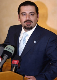 Le leader de la majorité parlementaire antisyrienne, Saad Hariri.(Photo : AFP)