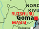 Les territoires du Masisi et de Rutshuru, au Nord-Kivu, au nord-est de la République démocratique du Congo.(Carte : Geoatlas/RFI)