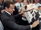 Le Président français, Nicolas Sarkozy, a visité le salon international de l'élevage à Rennes, où il a tenu son premier discours de politique agricole.(Photo : AFP)