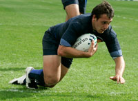 Lionel Beauxis était l'un des joueurs clés du match contre la Géorgie.(Photo : Reuters)