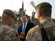 Le Premier ministre Gordon Brown a évoqué ce mardi, devant les troupes britanniques à Bassorah, dans le sud de l'Irak, le rapatriement de 1 000 soldats d'ici la fin de l'année.
(Photo : Reuters)