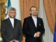 De gauche à droite, le négociateur en chef pour le dossier du nucléaire iranien, Saïd Jalili, son prédécesseur, Ali Larijan et le chef de la diplomatie européenne, Javier Solana, le 23 octobre 2007, à Rome.(Photo : Reuters)