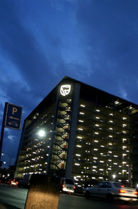 Le siège social de la plus grande banque sud-africaine, la Standard Bank, &nbsp;à Johannesburg.(Photo : AFP)