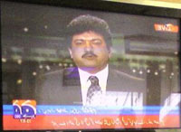 Hamid Mir, journaliste à la télévision pakistanaise Geo TV.(Photo : Wikipedia / Geo TV)