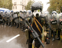 Ce mercredi, la police anti-émeutes est intervenue contre les manifestants à Tbilissi.(Photo : Reuters)
