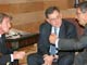 Le ministre français des Affaires étrangères, Bernard Kouchner, a rencontré Fouad Siniora, le président libanais et le général Amr Moussa, le secrétaire général de la Ligue arabe, à Beyrouth.(Photo : Reuters)