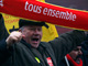 Les cheminots ont manifesté contre le projet de réforme des régimes spéciaux, le 20 novembre.(Photo : Reuters) 