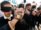 Gaza, le 24 novembre. Des Palestiniens manifestent contre la conférence d'Annapolis sur le Proche-Orient. (Photo : Reuters)