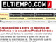 Le site Internet du quotidien colombien <em>El Tiempo</em>.<a href="http://www.eltiempo.com">www.eltiempo.com</a>