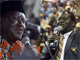 Raila Odinga (G), chef de l'opposition et Mwai Kibaki (D), président sortant.(Photo : AFP / Montage RFI)