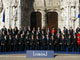 La photo de famille qui réunit les présidents, les Premiers ministres et les ministres d'Affaires étrangères des 27 pays membres de l'UE.(Photo : Reuters)