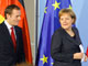 Le Premier ministre polonais, Donald Tusk et la chancelière Angela Merkel.(Photo : Reuters)