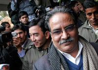 Prachanda, le chef maoïste népalais.(Photo : Reuters)
