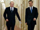 Le président russe, Vladimir Poutine (g) et son Premier ministre, Dmitri Medvedev.(Photo : Reuters)
