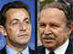 Nicolas Sarkozy et Abdelaziz Bouteflika.(Photos : AFP/ Montage : RFI)