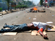 Cadavre dans les rues de Mombasa, ce vendredi. La répression des manifestations a fait au moins 25 morts depuis mercredi.( Photo : Reuters )