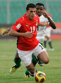 L'attaquant Amr Zaki.(Photo : Reuters)