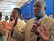 Les kenyans ont prié pour l'unité du pays.(Photo : Laurent Correau / RFI)